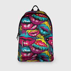Рюкзак Граффити губы женские с блеском, цвет: 3D-принт — фото 2