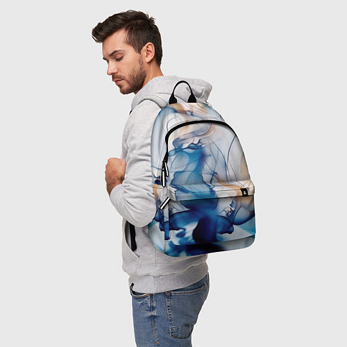 Рюкзак Синий батик / 3D-принт – фото 5