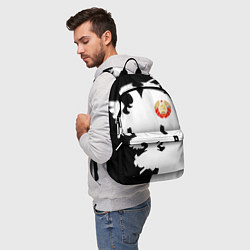 Рюкзак СССР текстура герб, цвет: 3D-принт — фото 2