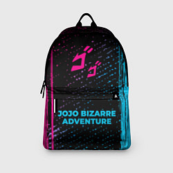 Рюкзак JoJo Bizarre Adventure - neon gradient по-центру, цвет: 3D-принт — фото 2