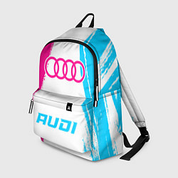 Рюкзак Audi neon gradient style по-центру, цвет: 3D-принт