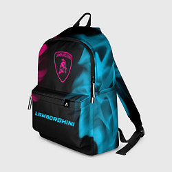 Рюкзак Lamborghini - neon gradient по-центру, цвет: 3D-принт