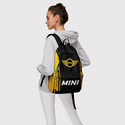 Рюкзак Mini - gold gradient по-центру, цвет: 3D-принт — фото 2