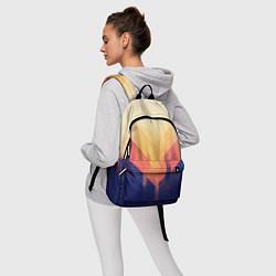 Рюкзак Abstract art - geometric shapes, цвет: 3D-принт — фото 2