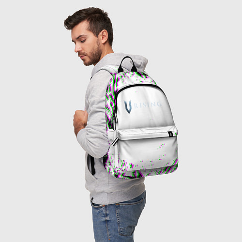 Рюкзак Vrising глитч краски / 3D-принт – фото 5