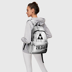 Рюкзак Zelda glitch на светлом фоне по-центру, цвет: 3D-принт — фото 2