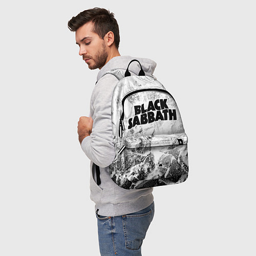 Рюкзак Black Sabbath white graphite / 3D-принт – фото 5