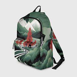 Рюкзак Дорога на природу, цвет: 3D-принт