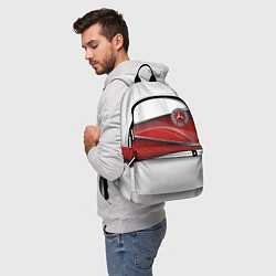 Рюкзак Mercedes benz авто, цвет: 3D-принт — фото 2