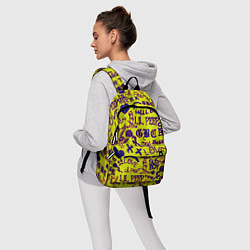 Рюкзак Lil peep rap pattern, цвет: 3D-принт — фото 2