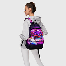 Рюкзак Неоновые абстракция краски, цвет: 3D-принт — фото 2