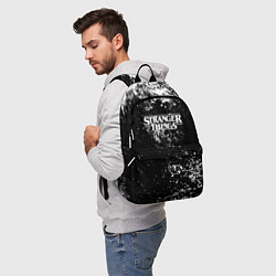 Рюкзак Stranger things брызги красок, цвет: 3D-принт — фото 2