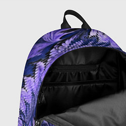 Рюкзак Абстрактные перья - жидкость, цвет: 3D-принт — фото 2