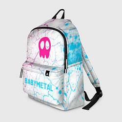 Рюкзак Babymetal neon gradient style по-центру, цвет: 3D-принт