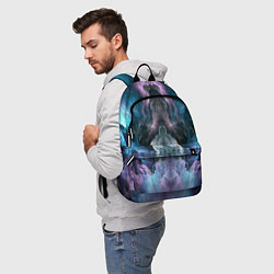 Рюкзак Фантастический неоновый космос, цвет: 3D-принт — фото 2