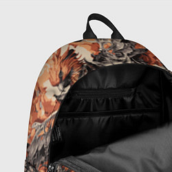 Рюкзак Логотип король и шут на фоне мифических животных, цвет: 3D-принт — фото 2