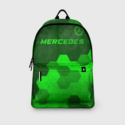 Рюкзак Mercedes - green gradient посередине, цвет: 3D-принт — фото 2