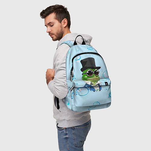 Рюкзак Pepe в шляпе / 3D-принт – фото 5