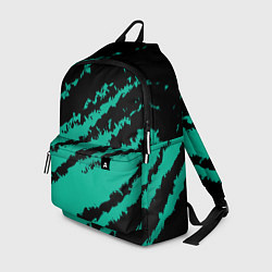 Рюкзак The color is black and turquoise, цвет: 3D-принт