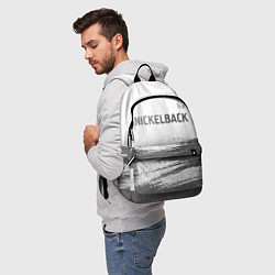 Рюкзак Nickelback - white gradient посередине, цвет: 3D-принт — фото 2