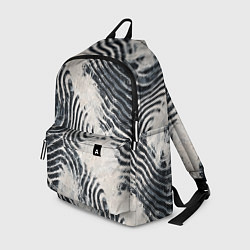 Рюкзак Текстура гранж - абстрактные линии, цвет: 3D-принт