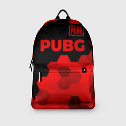 Рюкзак PUBG - red gradient посередине, цвет: 3D-принт — фото 2
