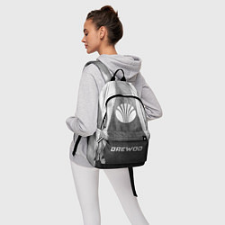 Рюкзак Daewoo - grey gradient по-центру, цвет: 3D-принт — фото 2
