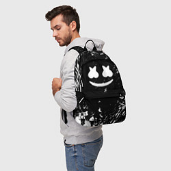 Рюкзак Marshmello брызги красок, цвет: 3D-принт — фото 2