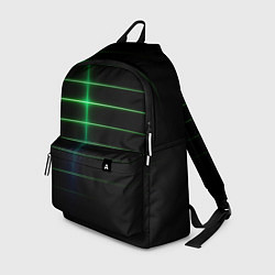 Рюкзак The line is green and black, цвет: 3D-принт