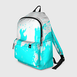 Рюкзак Голубой огонь текстура, цвет: 3D-принт