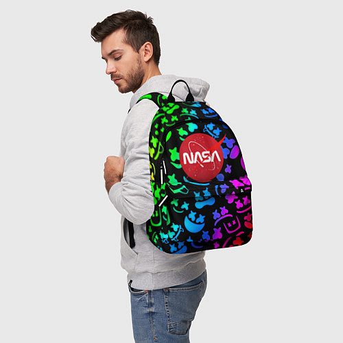 Рюкзак Marshmello x NASA gradient / 3D-принт – фото 5