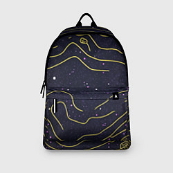 Рюкзак Абстракция золотых линий текстура, цвет: 3D-принт — фото 2