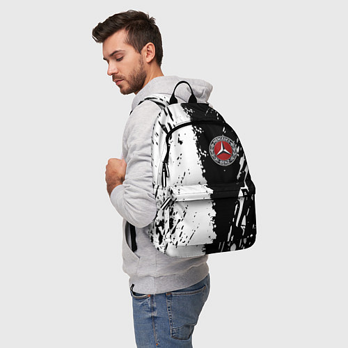 Рюкзак Mercedes краски текстура / 3D-принт – фото 5