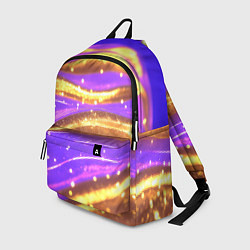 Рюкзак Блестящая волнистая текстура, цвет: 3D-принт