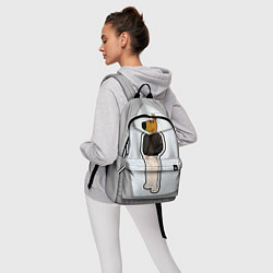 Рюкзак Чиловый парень - свидетель мем, цвет: 3D-принт — фото 2