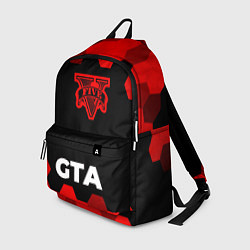 Рюкзак GTA - red gradient по-центру, цвет: 3D-принт