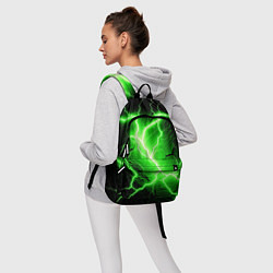 Рюкзак Color green black, цвет: 3D-принт — фото 2