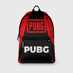 Рюкзак PUBG - red gradient по-центру, цвет: 3D-принт — фото 2