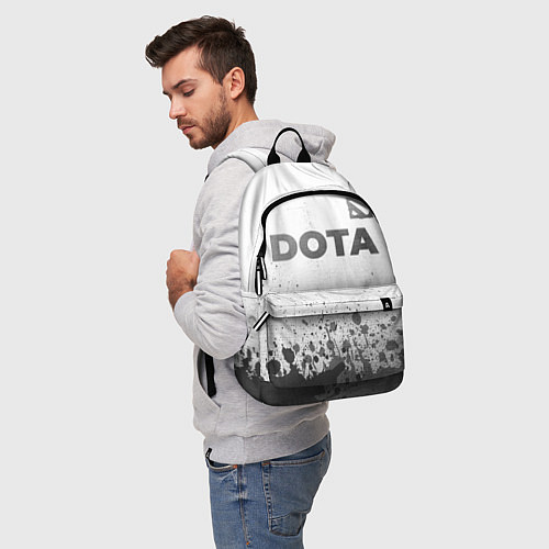 Рюкзак Dota - white gradient посередине / 3D-принт – фото 5