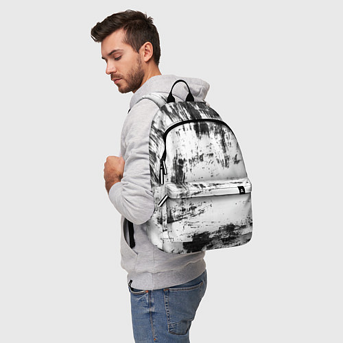 Рюкзак Color black and white / 3D-принт – фото 5