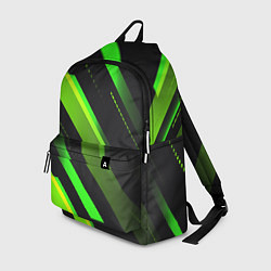 Рюкзак Color black green, цвет: 3D-принт