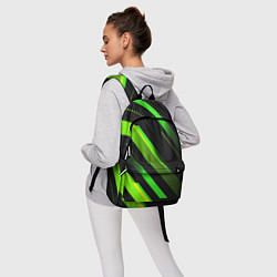 Рюкзак Color black green, цвет: 3D-принт — фото 2