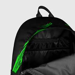 Рюкзак Color black green red, цвет: 3D-принт — фото 2