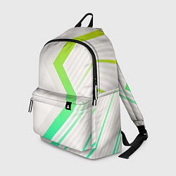 Рюкзак Color white line green, цвет: 3D-принт