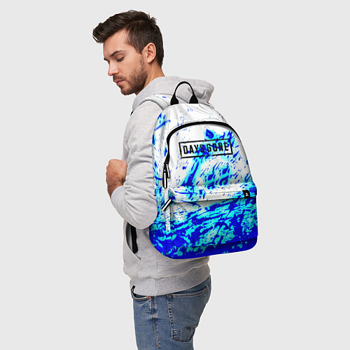 Рюкзак Daysgone голубые краски / 3D-принт – фото 5