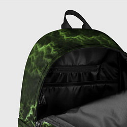 Рюкзак Lightning green glow, цвет: 3D-принт — фото 2