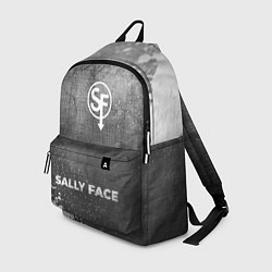 Рюкзак Sally Face - grey gradient по-центру, цвет: 3D-принт