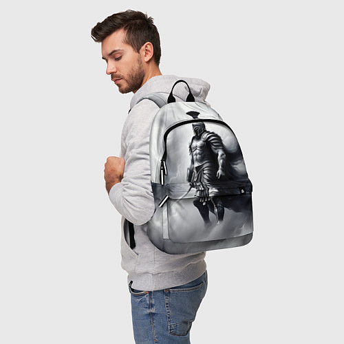 Рюкзак Спартанский воин среди львов / 3D-принт – фото 5