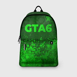 Рюкзак GTA6 - green gradient посередине, цвет: 3D-принт — фото 2