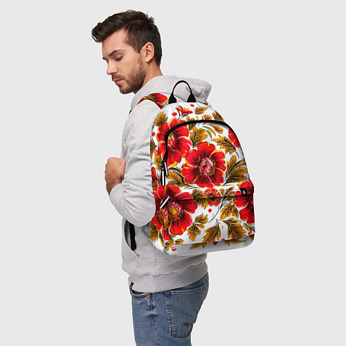 Рюкзак Русская традиционная живопись / 3D-принт – фото 5